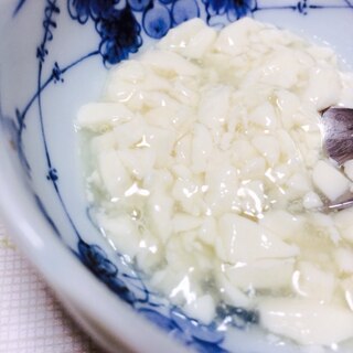【離乳食 中期】とろ〜り♡豆腐の出汁くず煮♡